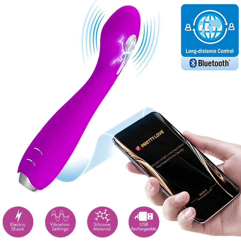 Hector Elektroschock – G-Punkt-Vibrator mit App-Steuerung – Violett