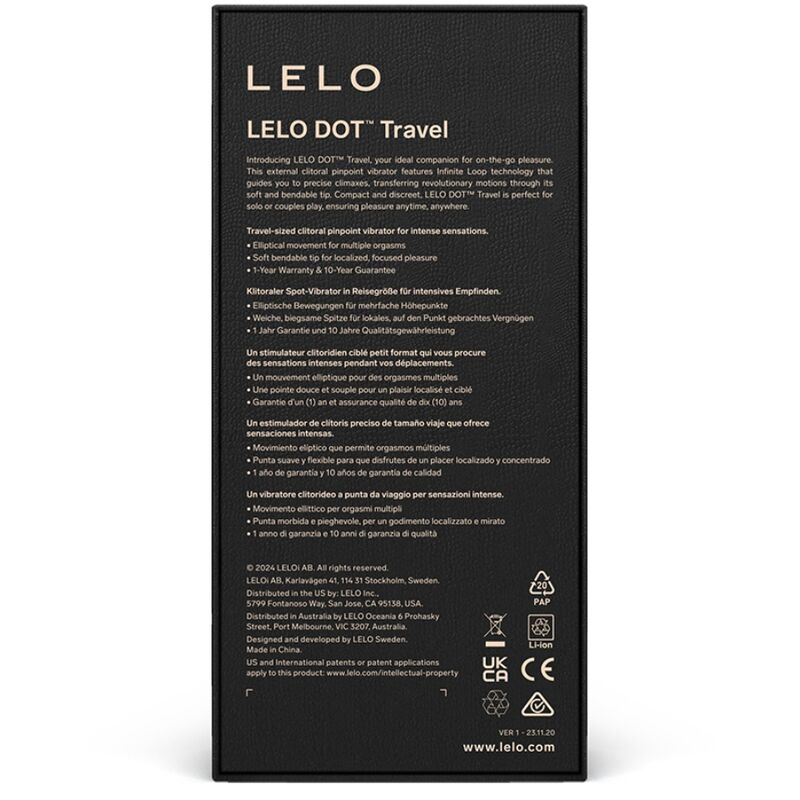 Dot Travel – Reise-Klitorisstimulator – Lila – Bild 3
