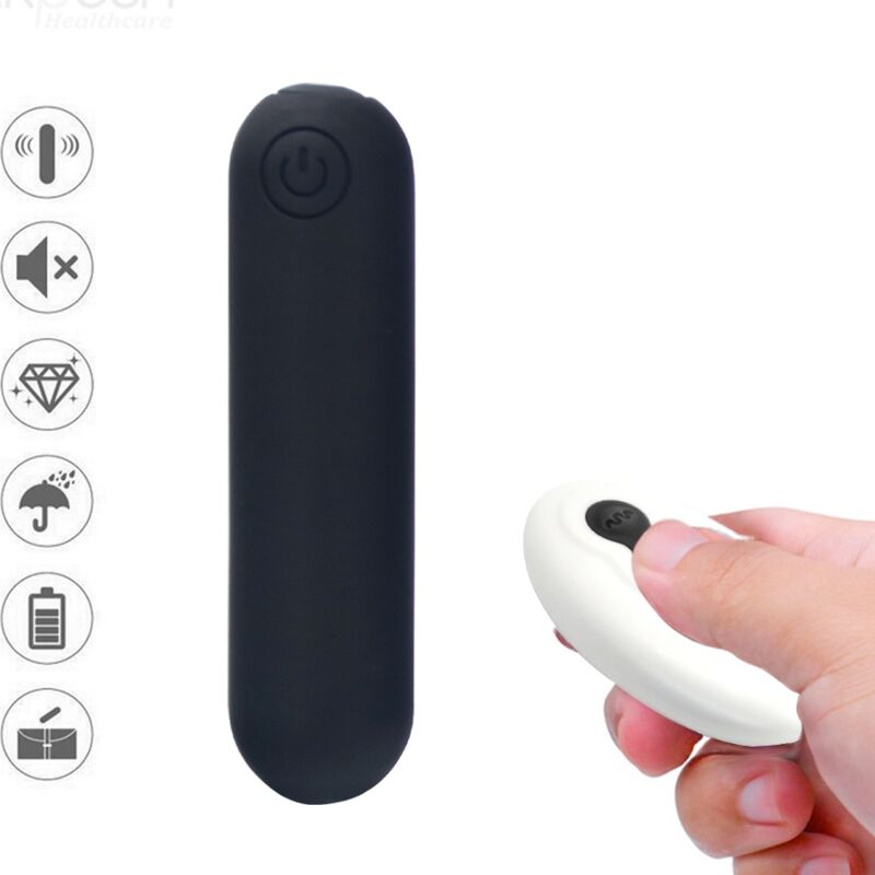 Splash Joline – Bullet-Vibrator mit Fernbedienung – Schwarz – 15 cm