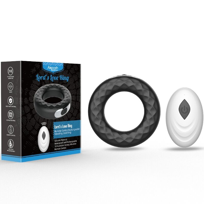 Lords Love Ring – Vibrator mit Fernbedienung – Schwarz – Bild 5