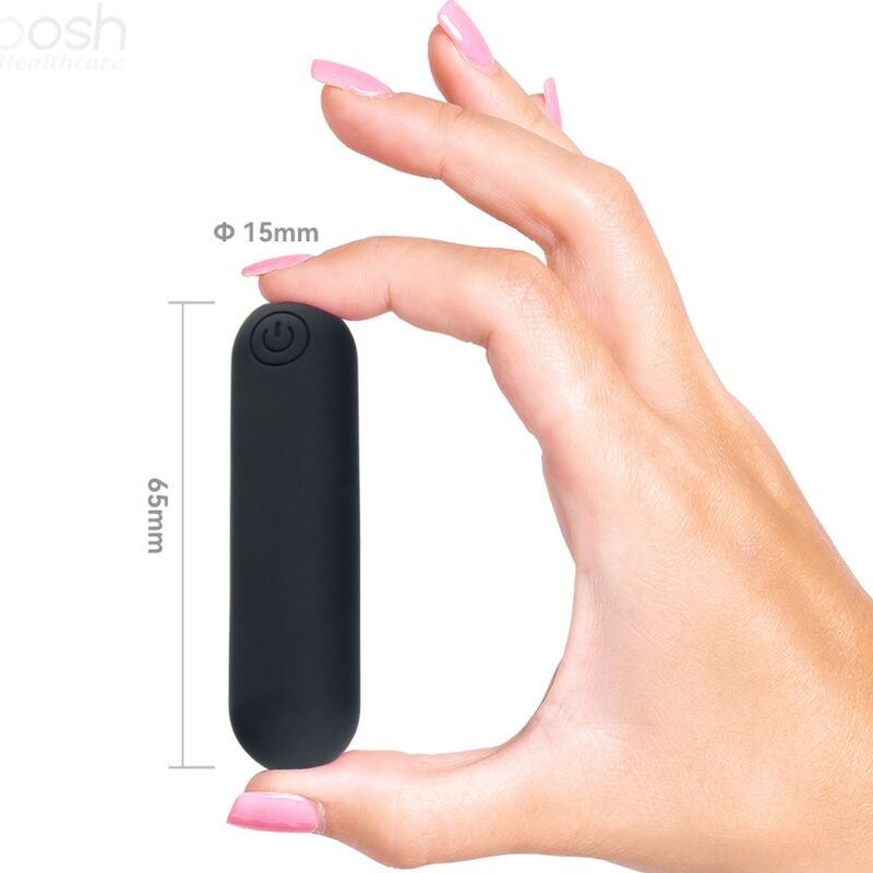 Splash Joline – Bullet-Vibrator mit Fernbedienung – Schwarz – 15 cm – Bild 3