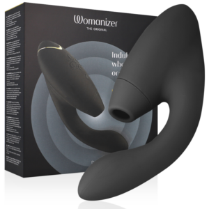 Duo 2 – Klitoris- und G-Punkt-Stimulator – Schwarz