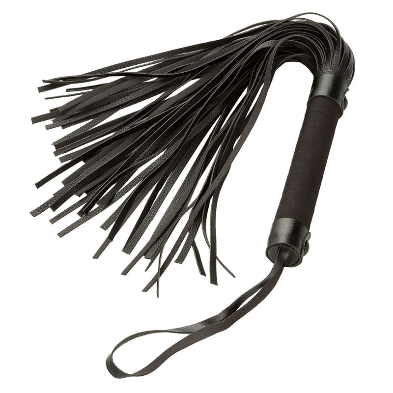 Nocturnal Flogger aus Leder – Schwarz – Bild 2