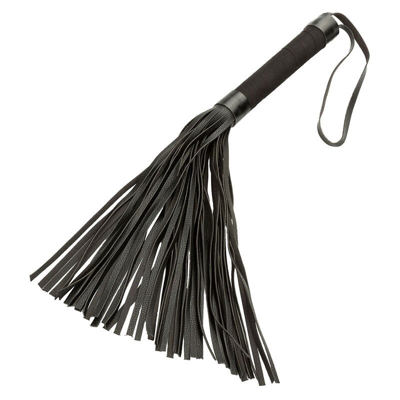 Nocturnal Flogger aus Leder – Schwarz – Bild 3
