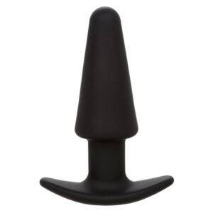 Rock Bottom Tapered Anal Plug 10 Vibraciones Silikon Schwarz
