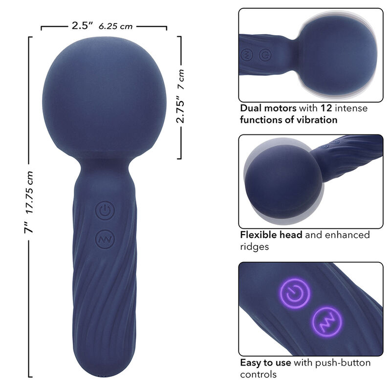 Charisma Seduction Massager 12 Funktionen X – Lila – 17,75 cm – 6,25 cm – Bild 7