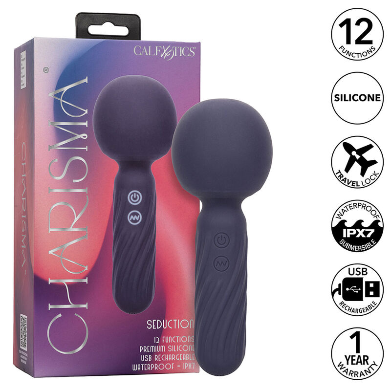 Charisma Seduction Massager 12 Funktionen X – Lila – 17,75 cm – 6,25 cm – Bild 2