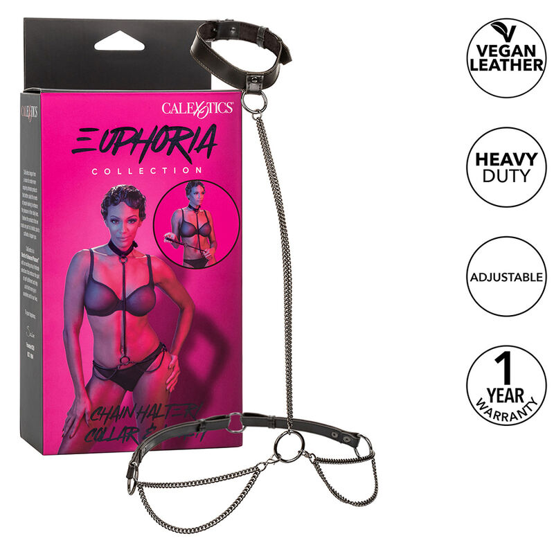 Euphoria Kettenhalfterhalsband und Leine – Bild 2
