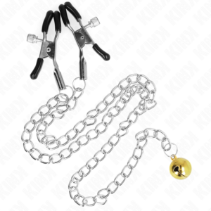 Nippelklemmen mit Kette – 30 cm