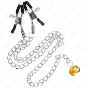 Nippelklemmen mit Kette – 30 cm