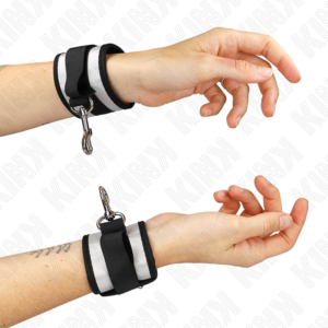 Handgelenkmanschetten – aus Neopren – Grau – 23 × 5 cm