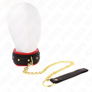 Halsband mit Leine – verstellbar – 33–48 cm × 5,7 cm