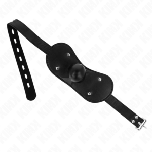 Ballknebel mit Schloss, mit Mundmaske – verstellbar – 42–60 cm