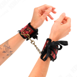 Handgelenkmanschetten – Schwarz – 24,5 cm