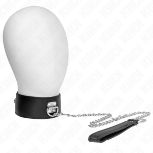Halsband – Schwarz – verstellbar – 33,5–41 cm × 5 cm
