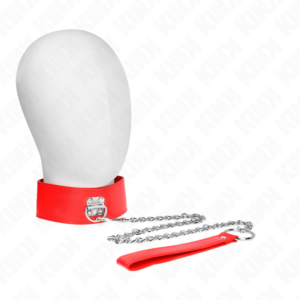 Halsband – Rot – verstellbar – 33,5–41 cm × 5 cm