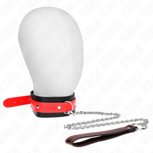 Halsband – Rot – verstellbar – 36–43 cm × 5 cm