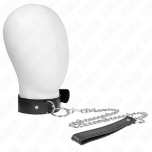 Halsband mit Leine – Modell 4 – verstellbar – 36–43 cm