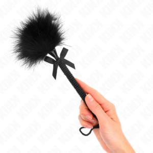 Federkitzler – Schwarz – 25 cm