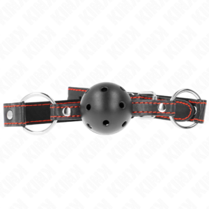 Ballknebel – Schwarz – 65 × 2,5 cm