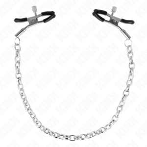 Nippelklemmen mit Kette – 30 cm