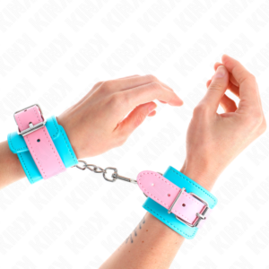 Handgelenkmanschetten – Rosa – verstellbar – 16–28 cm × 5 cm