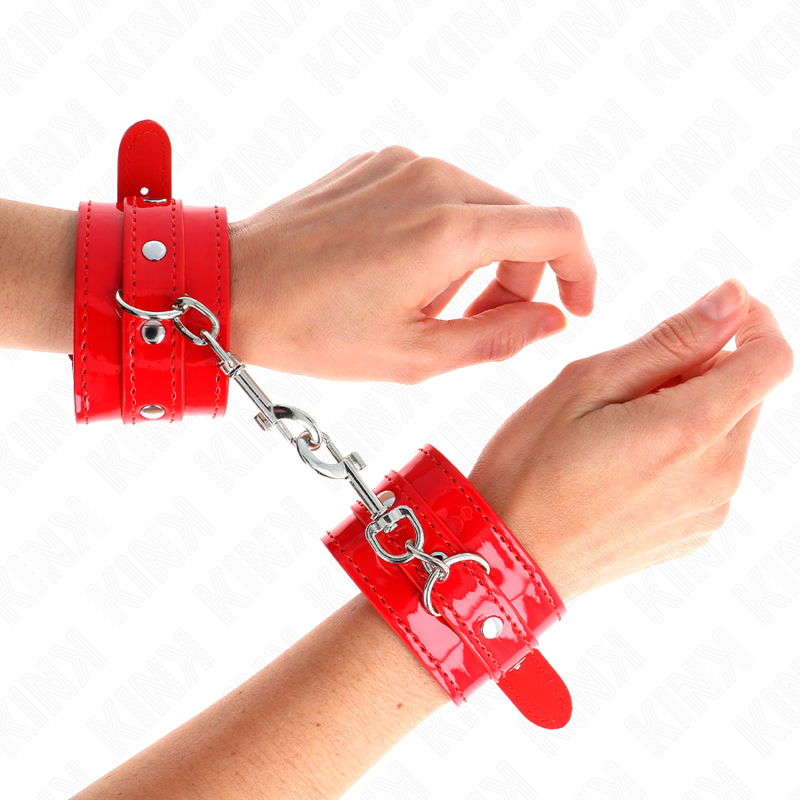 Handgelenkmanschetten – Rot – verstellbar – 23–33 cm