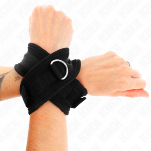 Handgelenkmanschetten – Schwarz – 34 × 5,5 cm