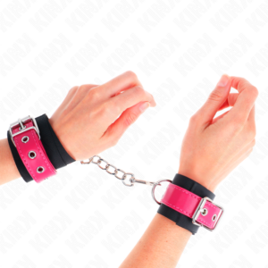 Handgelenkmanschetten – Schwarz – verstellbar – 19–29 cm × 5,1 cm