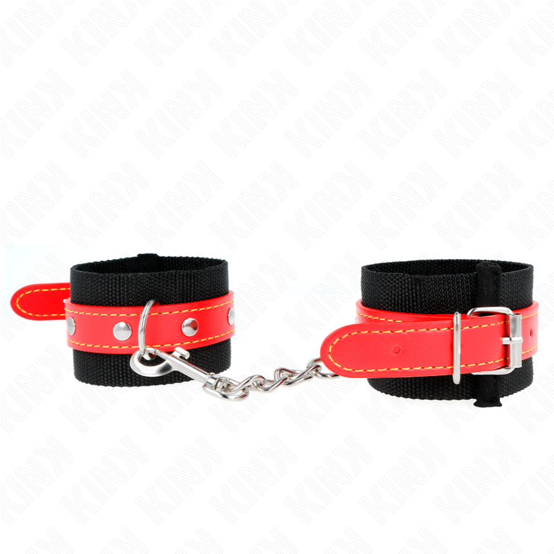 Handgelenkmanschetten – Schwarz – verstellbar – 19–24 cm × 5,5 cm – Bild 2