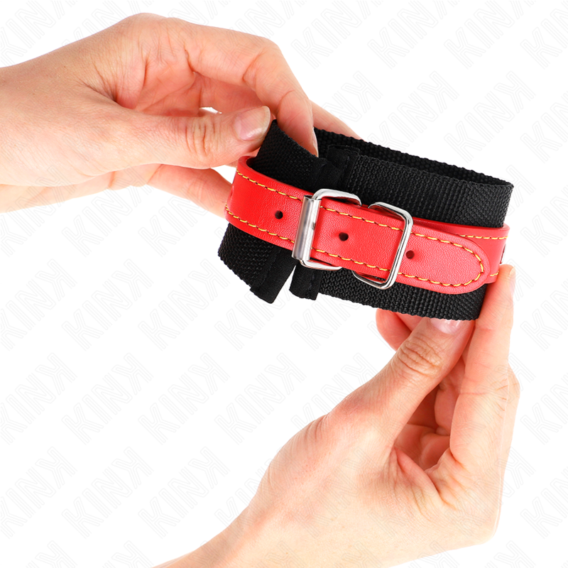 Handgelenkmanschetten – Schwarz – verstellbar – 19–24 cm × 5,5 cm – Bild 4