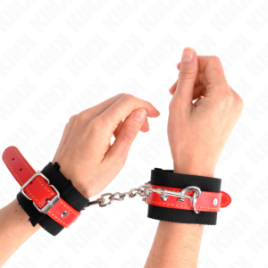 Handgelenkmanschetten – Schwarz – verstellbar – 19–24 cm × 5,5 cm