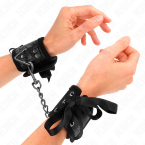 Handgelenkmanschetten – Schwarz – 24,5 cm