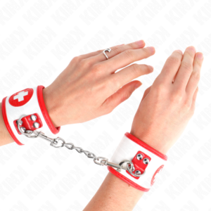Mini-Handschellen im Krankenschwester-Stil – verstellbar – 18–23 cm × 5 cm