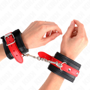 Handgelenkmanschetten – Schwarz – verstellbar – 17–28 cm × 6 cm