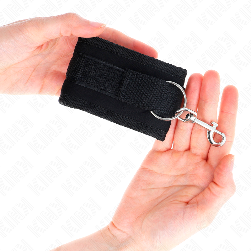 Handgelenkmanschetten – Schwarz – verstellbar – 18–35 cm × 6 cm – Bild 4