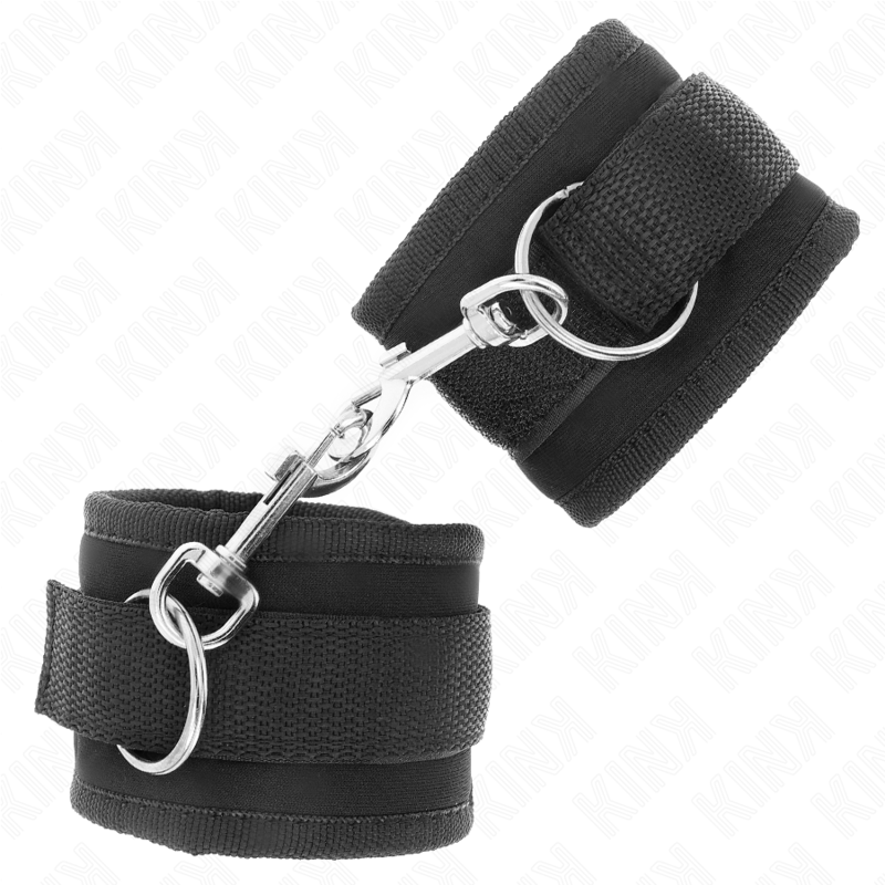 Handgelenkmanschetten – Schwarz – verstellbar – 18–35 cm × 6 cm – Bild 3