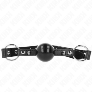 Ballknebel mit Spitzennieten – Ball Ø 4 cm