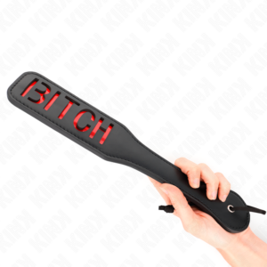 Paddel mit Schriftzug „Bitch“ – 32 × 6 cm