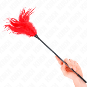 Federkitzler – Rot – 45 cm