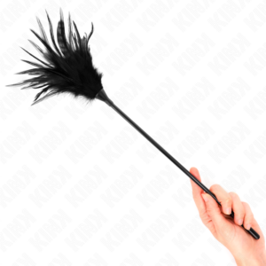 Federkitzler – Schwarz – 45 cm
