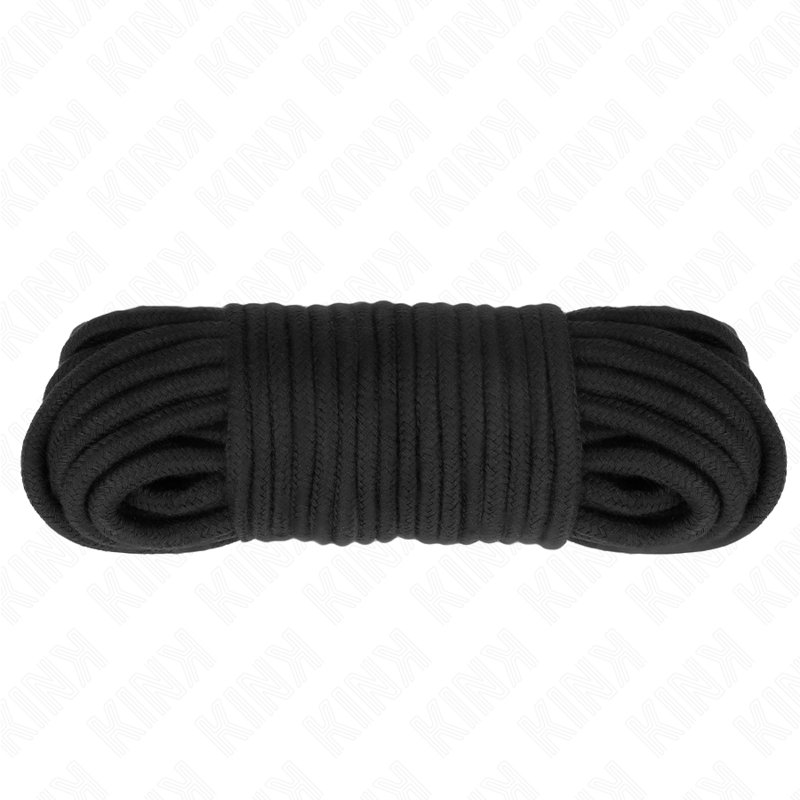 Baumwoll-Bondage-Seil – Schwarz – 20 m