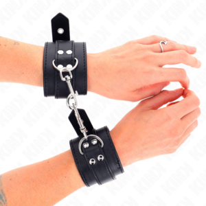 Handgelenkmanschetten mit Nieten – 35 × 6 cm