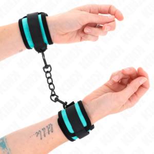 Handgelenkmanschetten – Schwarz – verstellbar – 18–32 cm × 5 cm