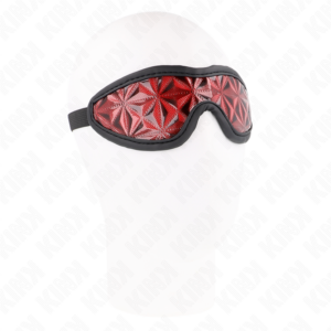 Augenmaske – Rot – 20,5 × 6 cm
