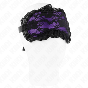 Augenmaske – Modell 2, mit Spitze – 22,5 × 11 cm