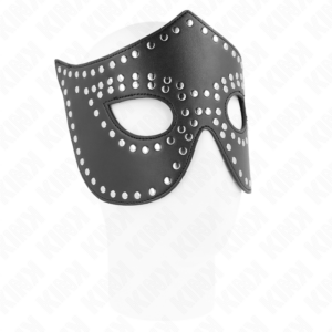 Fetischmaske – Modell 2, aus Kunstleder – 30 × 12 cm