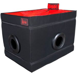 Kink Club La Niche – Spielkabine – Schwarz/Rot