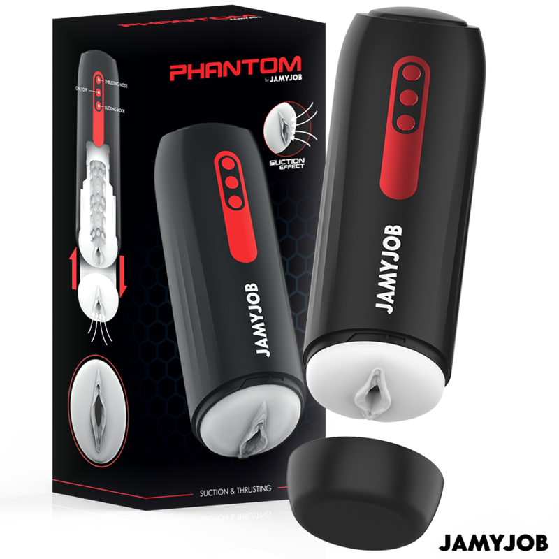 Phantom – Automatischer Vagina-Masturbator mit 5 Saug- und Stoßmodi – Bild 2
