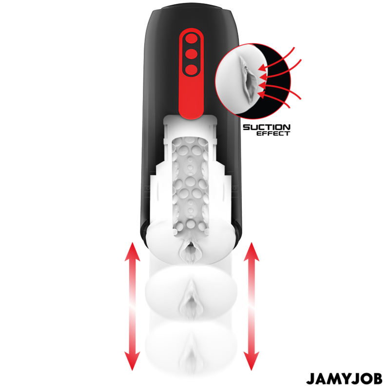 Phantom – Automatischer Vagina-Masturbator mit 5 Saug- und Stoßmodi – Bild 3